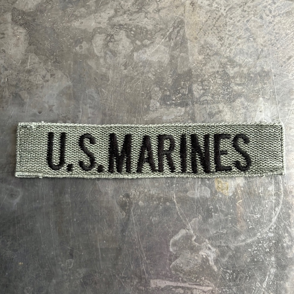 U.S. MARINES embroidered tape patch - Vintage